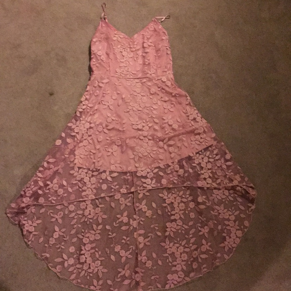 Lacey rose pink dress